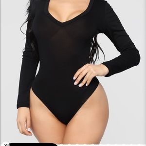 Fashion Nova Long Sleeve Bodysuit